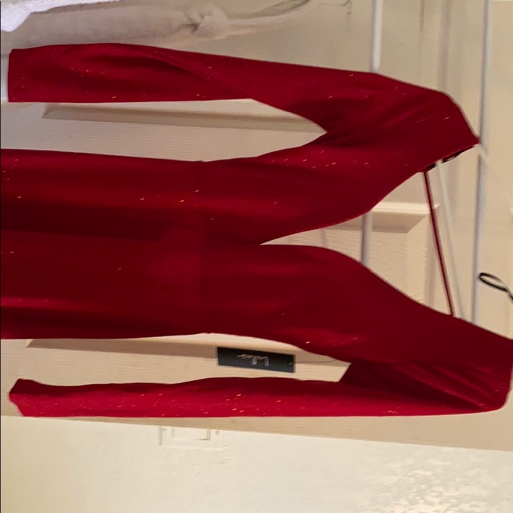 Lulus red evening gown